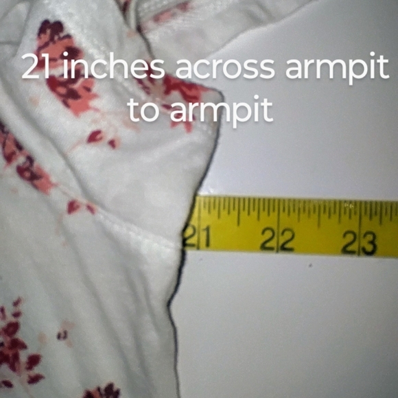 Women's Lucky Brand Cotton Modal Round Neck Short Sleeve Basic T Floral Size L - Picture 10 of 11